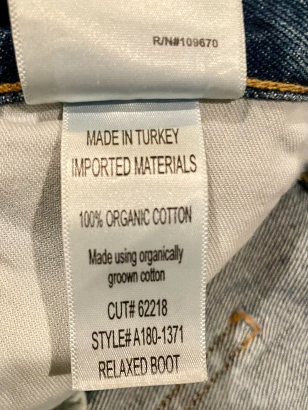 AGOLDE Relaxed Boot Cut Jeans With Fray Hem Button Fly Casual Party Work Sz. 29 - Picture 8 of 9